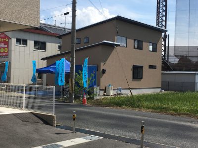 外壁塗り壁の家見学会 開催中 滋賀県草津市片岡町にて