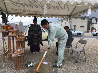 建売住宅着工　アーバン・フォレスト加納分譲地内