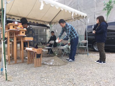 K様邸　地鎮祭を執り行いました♪