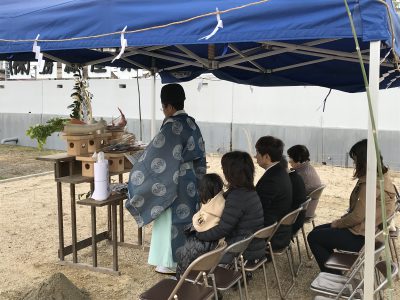 T様邸 地鎮祭レポート 甲南町