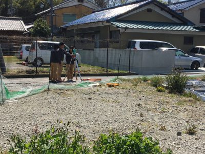 ～自然と調和する家～Ｓ様邸現地測量