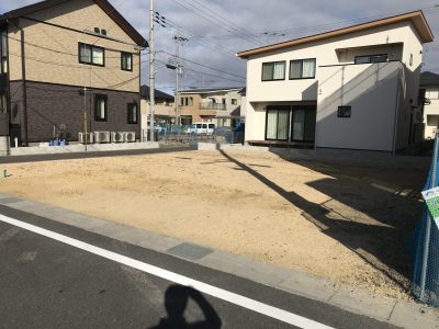 甲賀市水口町貴生川　ノブワークスの家　着工前現地立会