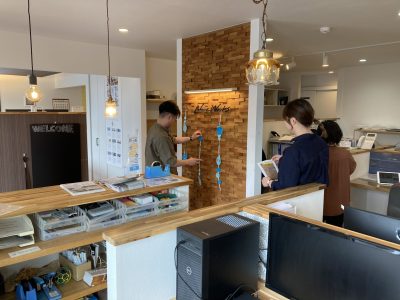 栗東店　正面の設えレポート