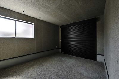 ガレージのある平屋住宅