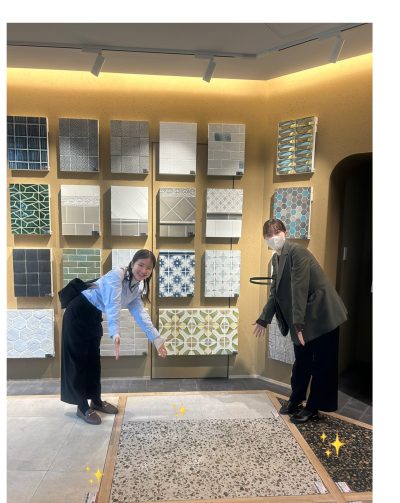 お手洗いの改装が12月から始まりました♩